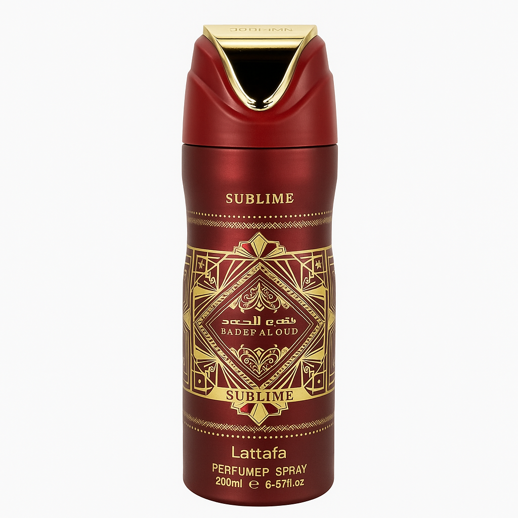 Lattafa Sublime Aerosol – Bade’e Al Oud - Perfume 1.1 Premium